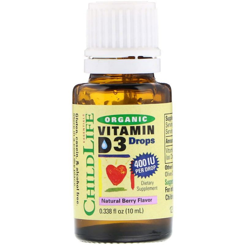 Vitamin D3 Hữu cơ cho bé 10ml ChildLife