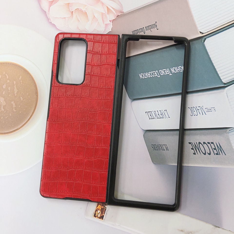 Ốp Điện Thoại Da Gấp Gọn Chống Rơi Phong Cách Hàn Quốc Cho Samsung Galaxy Z Fold 2 W21 F9160 5G