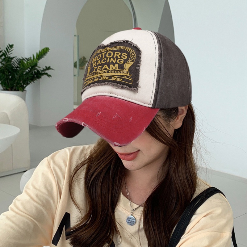 Mũ Lưỡi Trai Cotton Thoáng Khí Thêu Chữ Kpop Thời Trang Thu Đông Cho Nam