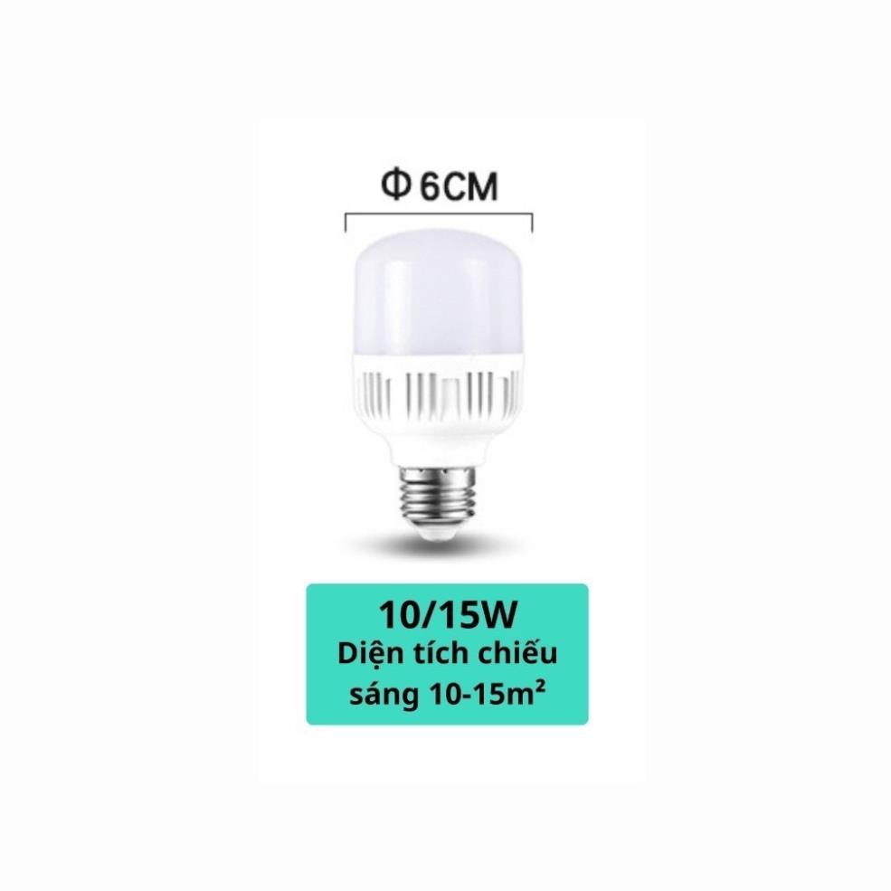 Bóng đèn LED BULB Trụ Linh Phi 15W siêu sáng tiết kiệm 80% điện ⚡GIÁ SỐC⚡