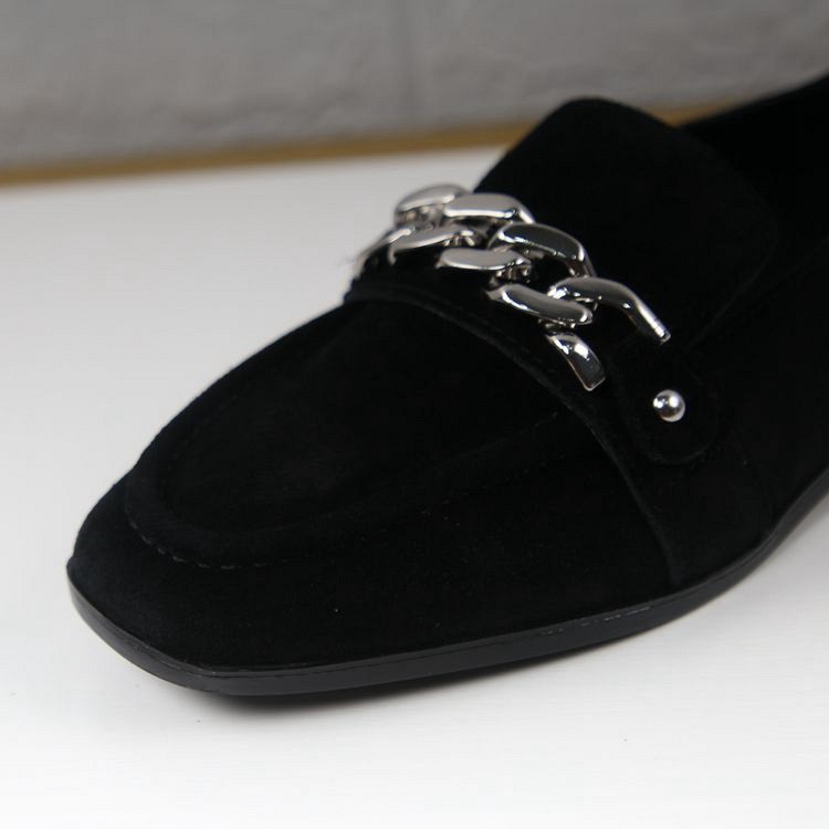 [order] giày loafer công sở da lộn phối xích siêu sang mẫu mới 2020 | BigBuy360 - bigbuy360.vn