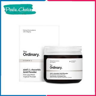 Bột Dưỡng Sáng Da Vitamin C 100% L-Ascorbic Acid Powder 20G The Ordinary