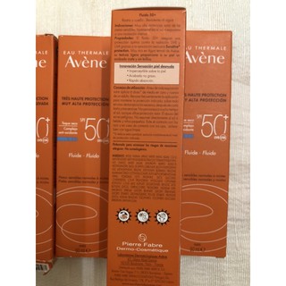kem chống nắng AVENE SPF 50+ fluide