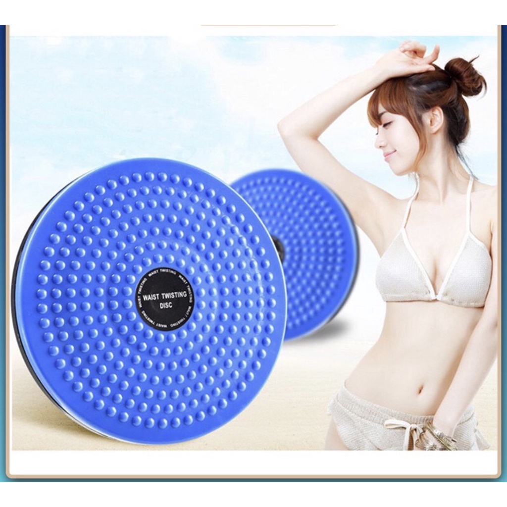 Đĩa Xoay Eo Tập Thể Dục 360 Độ Bàn Xoay Tập Cơ Bụng Eo Thon Giảm Cân Tại Nhà Phòng GYM Có Hạt Massage Bàn Chân Cực Tốt.