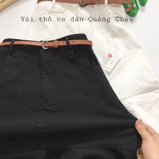 Chân váy kaki đuôi cá