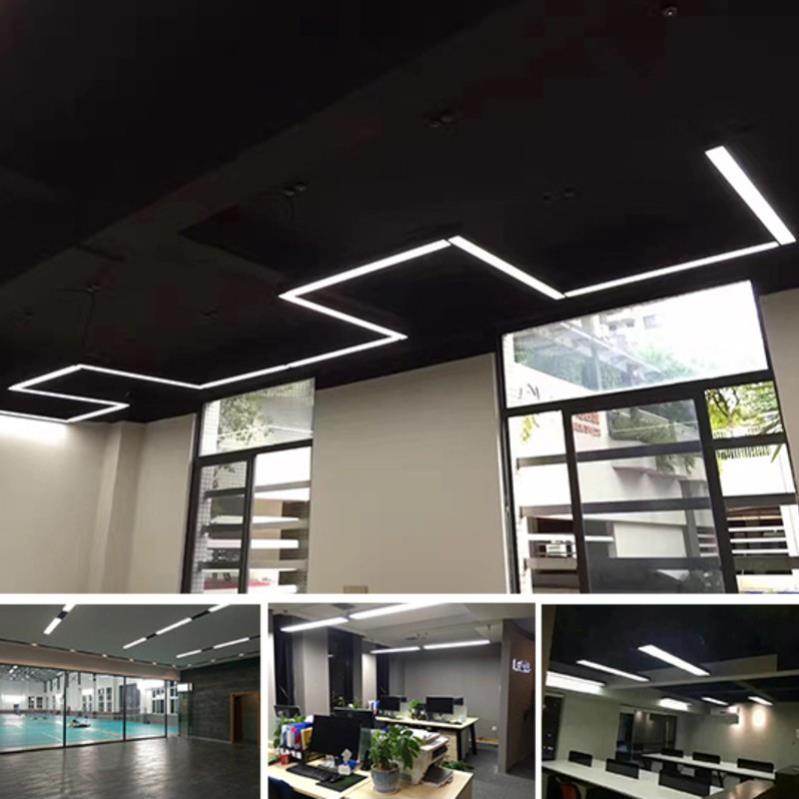 Đèn thả văn phòng - đèn thả máng cao cấp khung nhôm, led loại 1 POLI