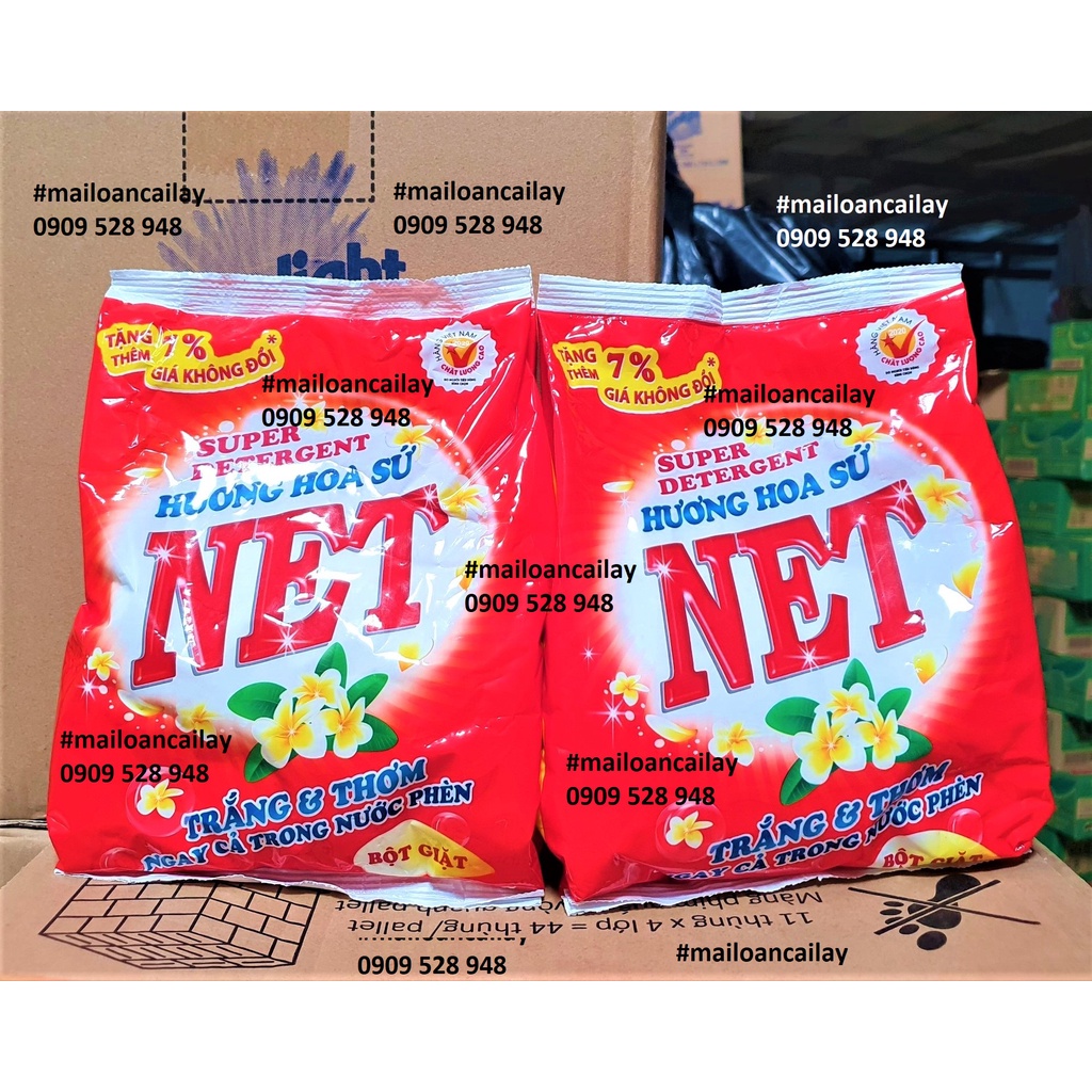 Bột giặt NET hương hoa sứ 600g