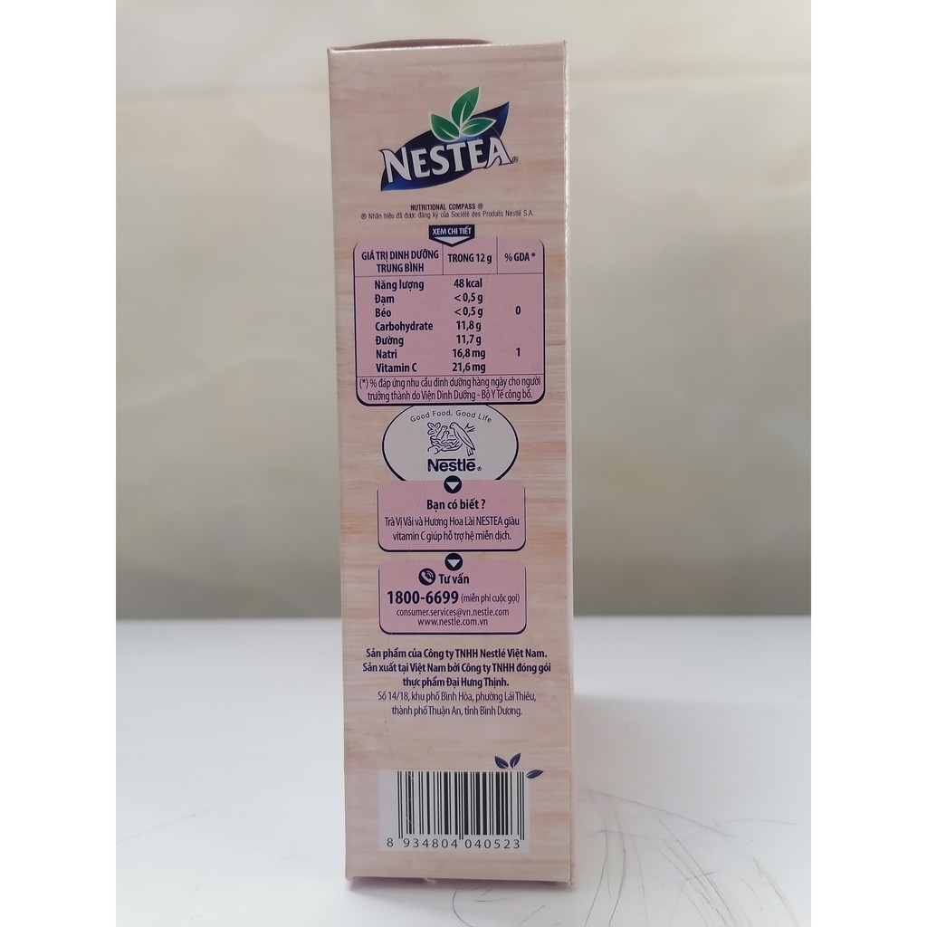 [144g] TRÀ VỊ VẢI &amp; HƯƠNG HOA LÀI [VN] NESTEA Lychee Jasmine Flavor Tea (nes-hk)