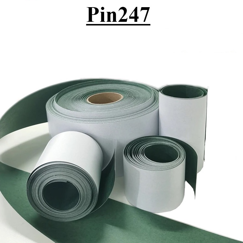 Giấy dán cách điện cách nhiệt cell pin 6.5cm, 12cm cuộn 100m
