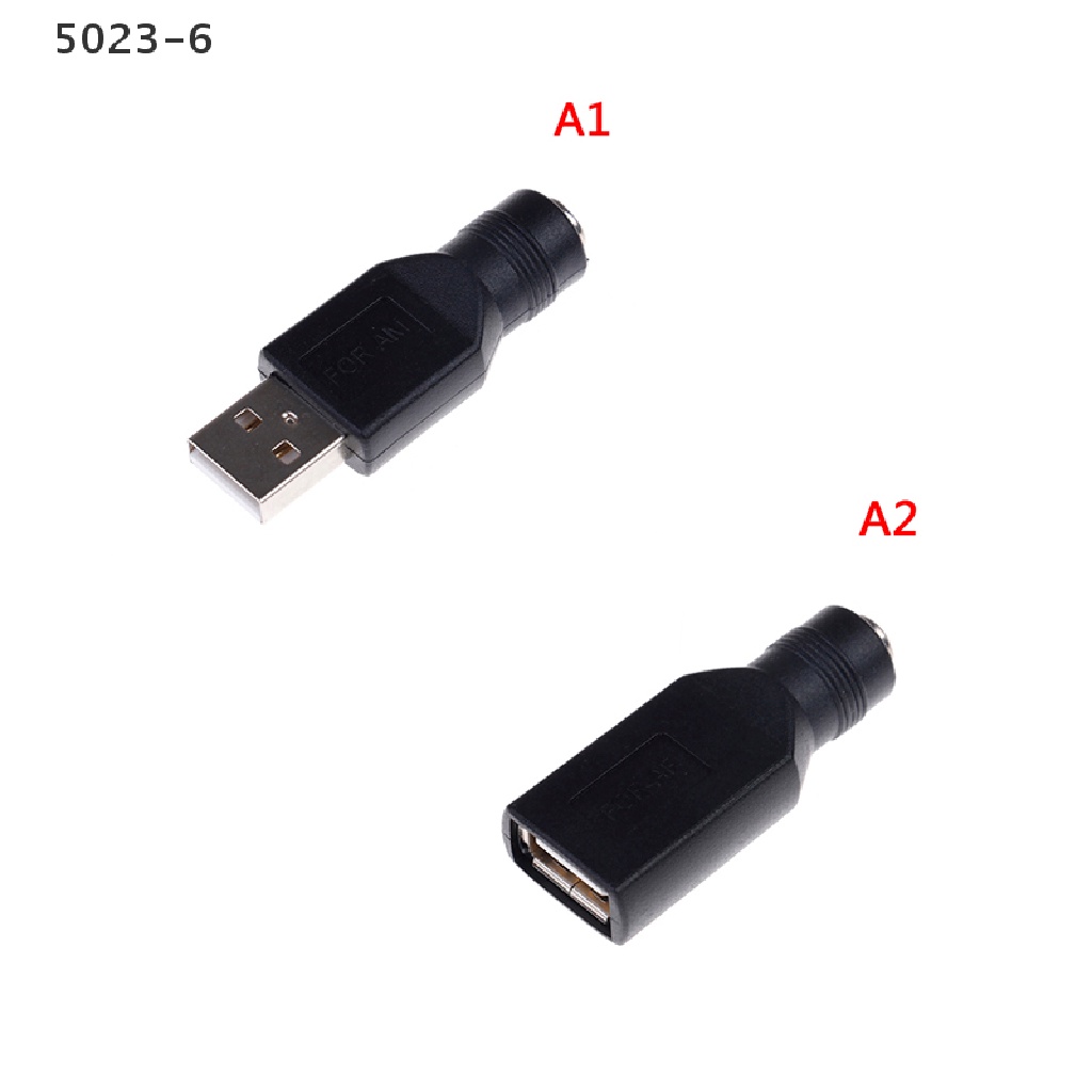 Đầu Chuyển Đổi 5023-6 5V 5.5x2.1mm dc usb 2.0 Cho Máy Tính