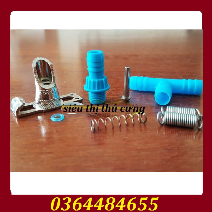 VAN UỐNG NƯỚC CHO THỎ [COMBO 10 CÁI]- VÒI TỰ ĐỘNG MẠ CROM 2 LÒ XO CHO THỎ GIÁ RẺ-VAN UỐNG TỰ ĐỘNG