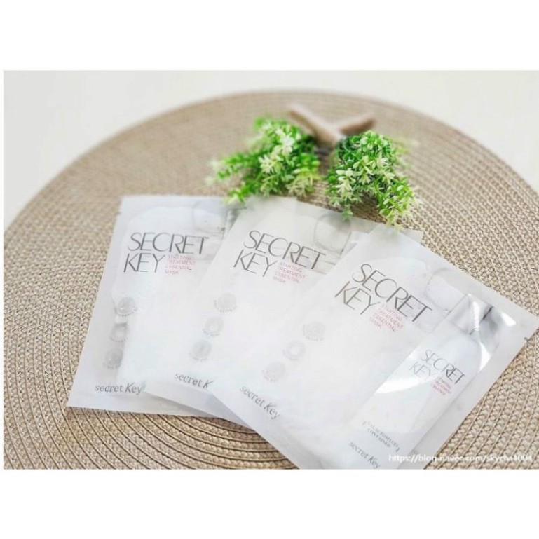 Mặt Nạ Dưỡng Trắng Da Secret Key Starting Treatment Essential Mask 30g F58