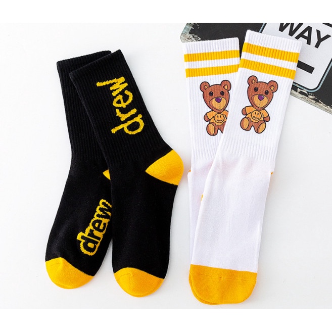 Vớ DREW Gấu TEDDY Nam Nữ phong cách trẻ trung, năng động.