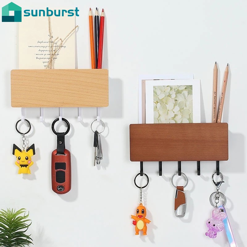 kệ gỗ Treo Tường Đựng Vật Dụng Tiện Lợi