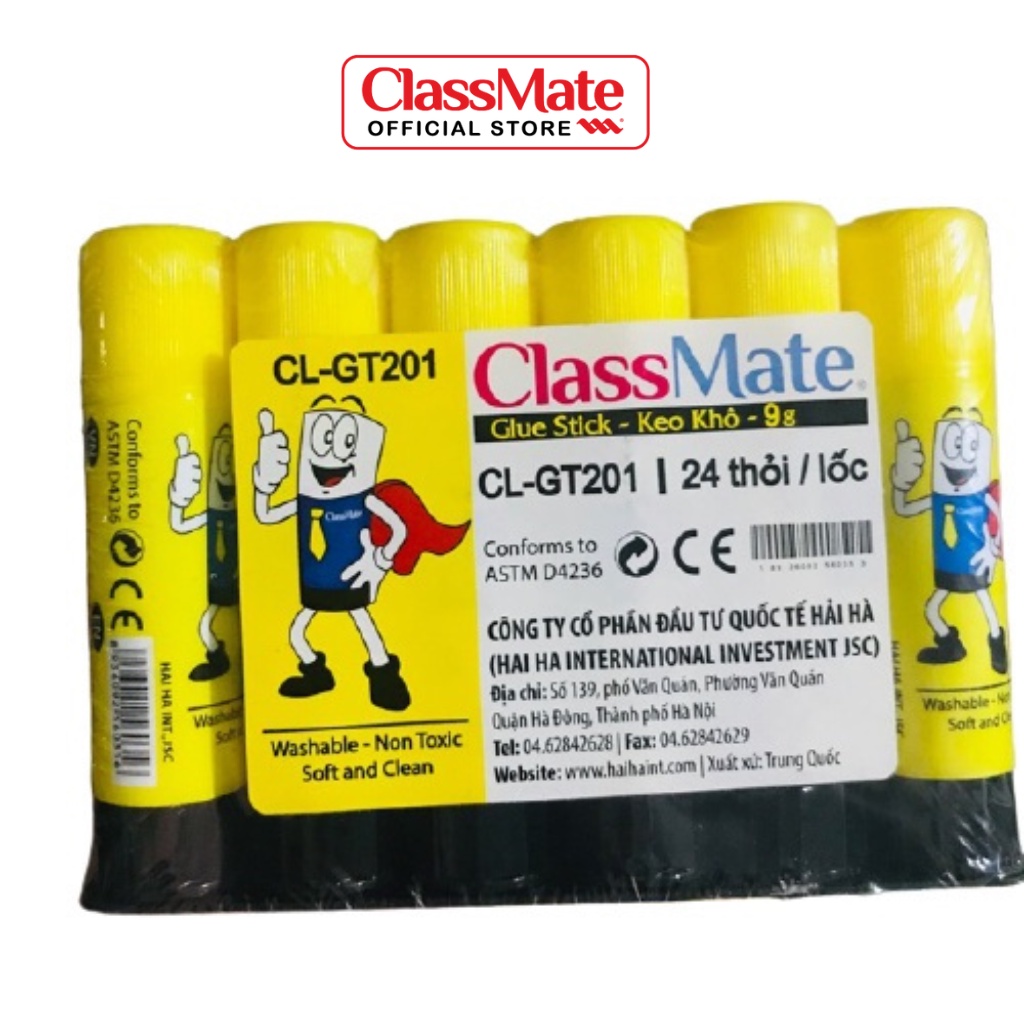 Keo khô dán giấy Hải Hà classmate 9g GT201
