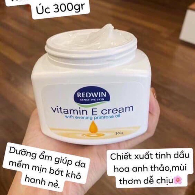 Kem dưỡng da REDWIN Vitamin E Cream 300g