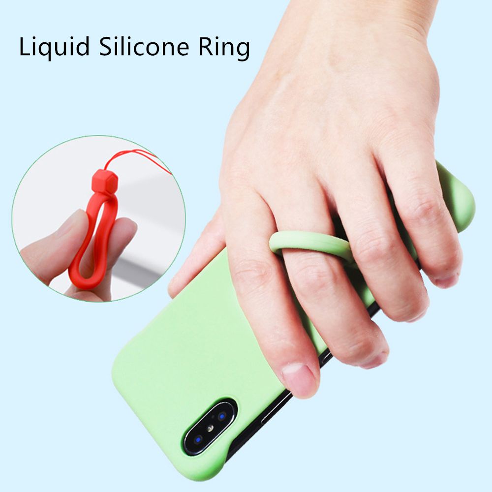 Dây móc chìa khóa bằng cao su silicon mềm chống vỡ chống thất lạc