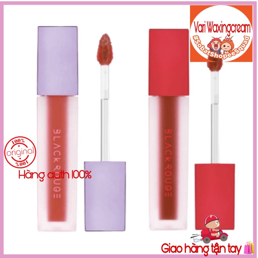 Son Black Rouge [ HOT-Hàng Auth] Son Kem Lì Black Rouge Air Fit Velvet Tint _ Vari Waxingcream | BigBuy360 - bigbuy360.vn