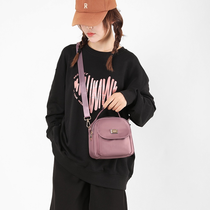 Beg Tangan Wanita Murah Cantik Túi Đeo Chéo Canvas Mini Chống Thấm Nước Phong Cách Hàn Quốc Beg Silang Perempuan Cho Nữ