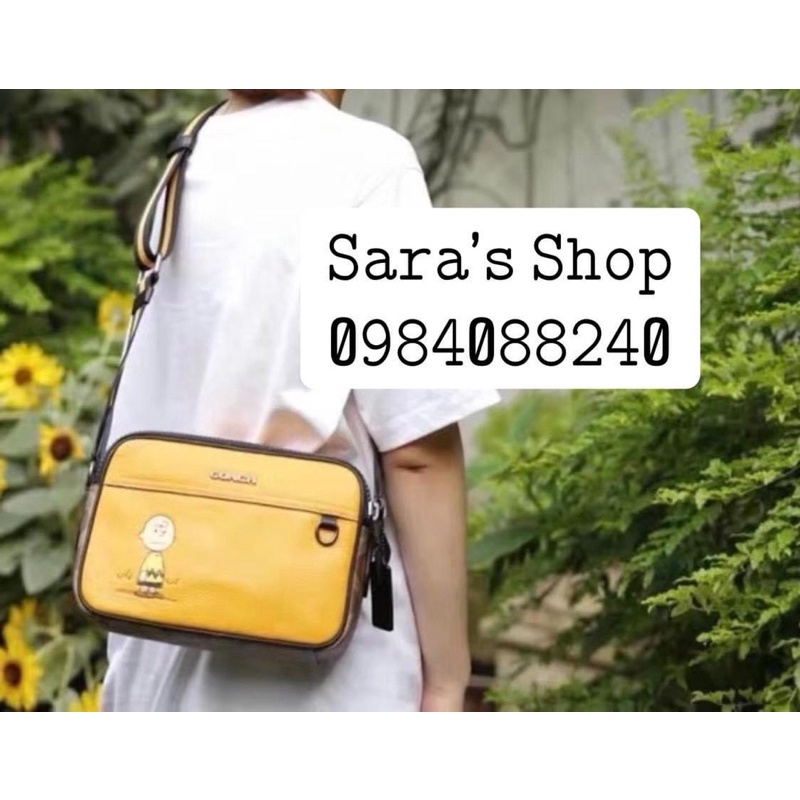 sẵn ✨ Túi Coach x Peanuts đeo chéo nam - nữ C4026
