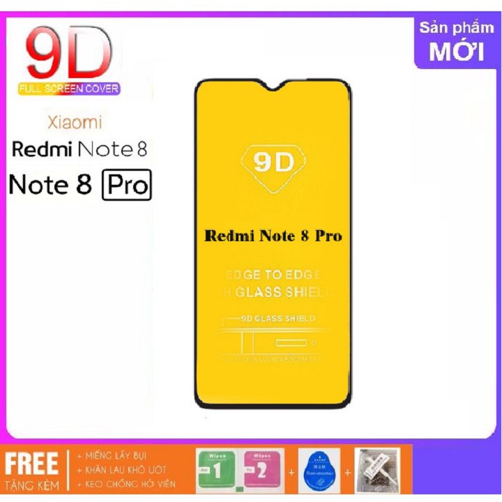 Xiaomi Redmi Note 8 Và Note 8 Pro Cường Lực 9D Full Màn