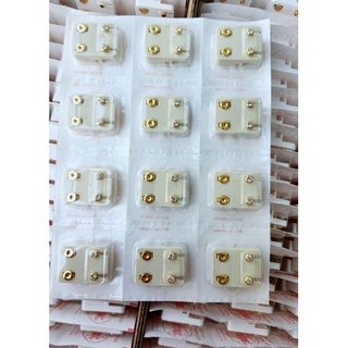 Vỉ 12 đôi bông bấm chính hãng mã L204y