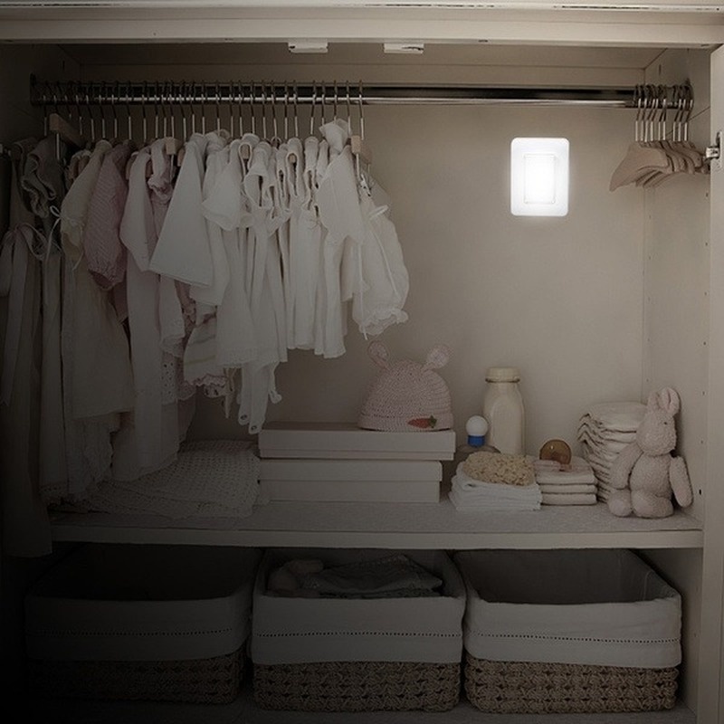 Công tắc đèn LED COB hình vuông gắn tường cho phòng ngủ/ cầu thang