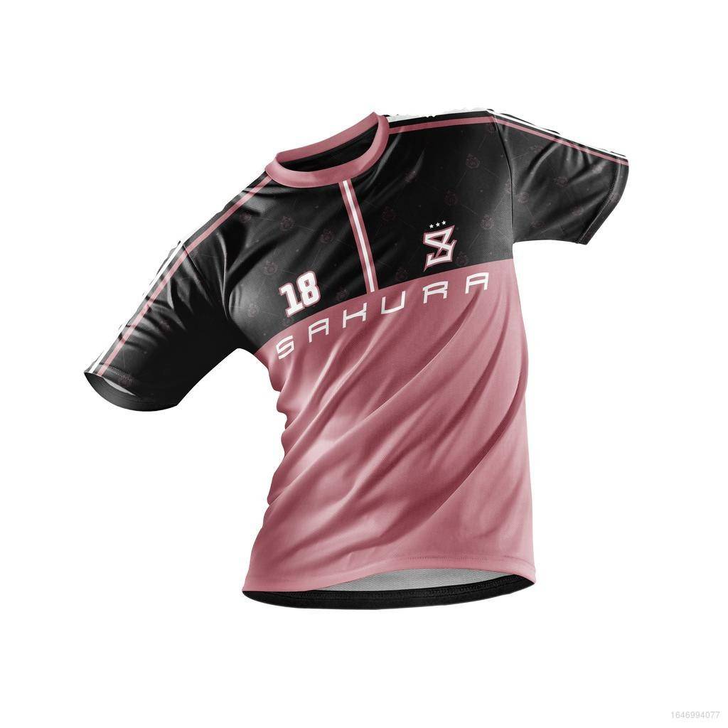 MLB Mới Áo Thun Thể Thao Tay Ngắn Cổ Tròn In Logo Đội Bóng Chày Sakura RG Hợp Thời Trang Unisex