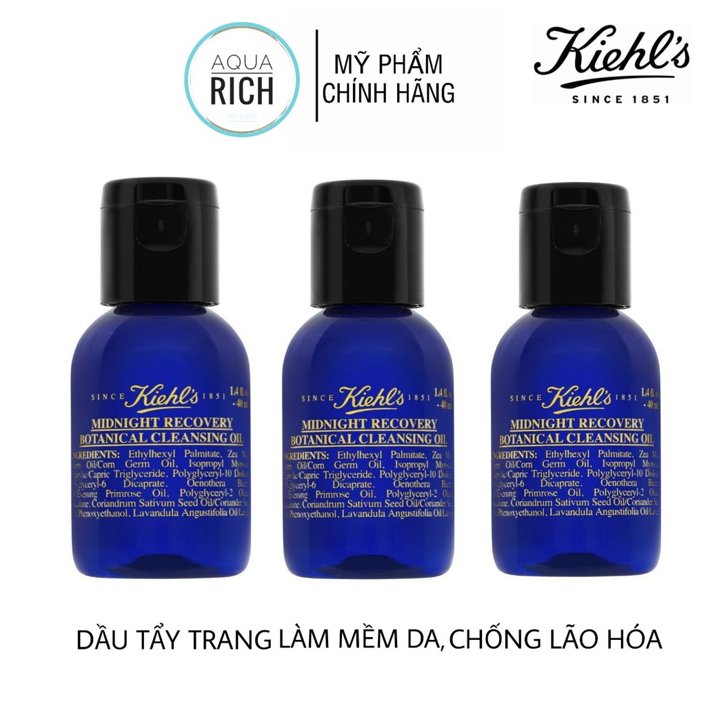 Dầu Tẩy Trang Kiehl'S mini 40ml - Tẩy Trang Dầu Kiehls