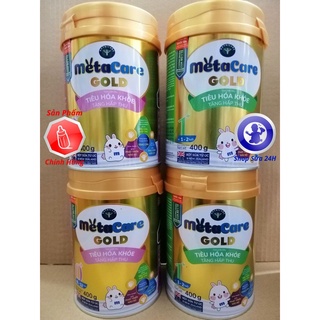 Sữa bột Metacare Gold số 0+, 1+, 2+ Lon 400g [MẪU MỚI]