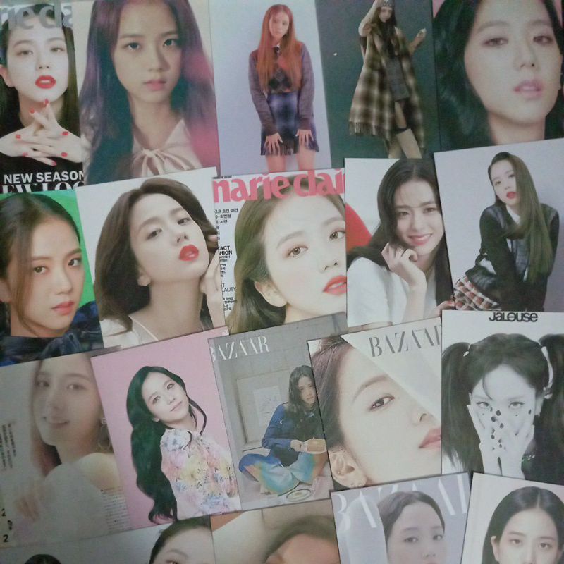 Lomo card 108 ảnh thành viên Blackpink - Jisoo magazine