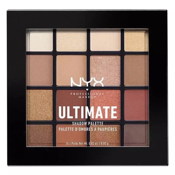 Bảng phấn mắt NYX độc đáo 16 màu ấm trung tính 268