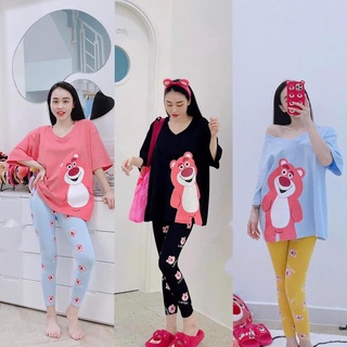 Đồ Bộ Nữ, Bao Đẹp, Chất Thun Cotton 100%, 3 size L, XL, XXL, 45kg đến 80kg vừa, P249