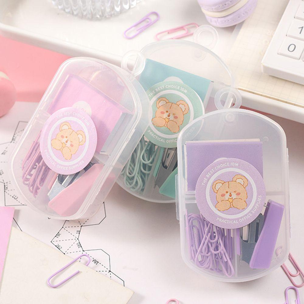 UUMIR Bộ Dụng Cụ Dập Ghim Kim Loại Nhiều Màu Sắc