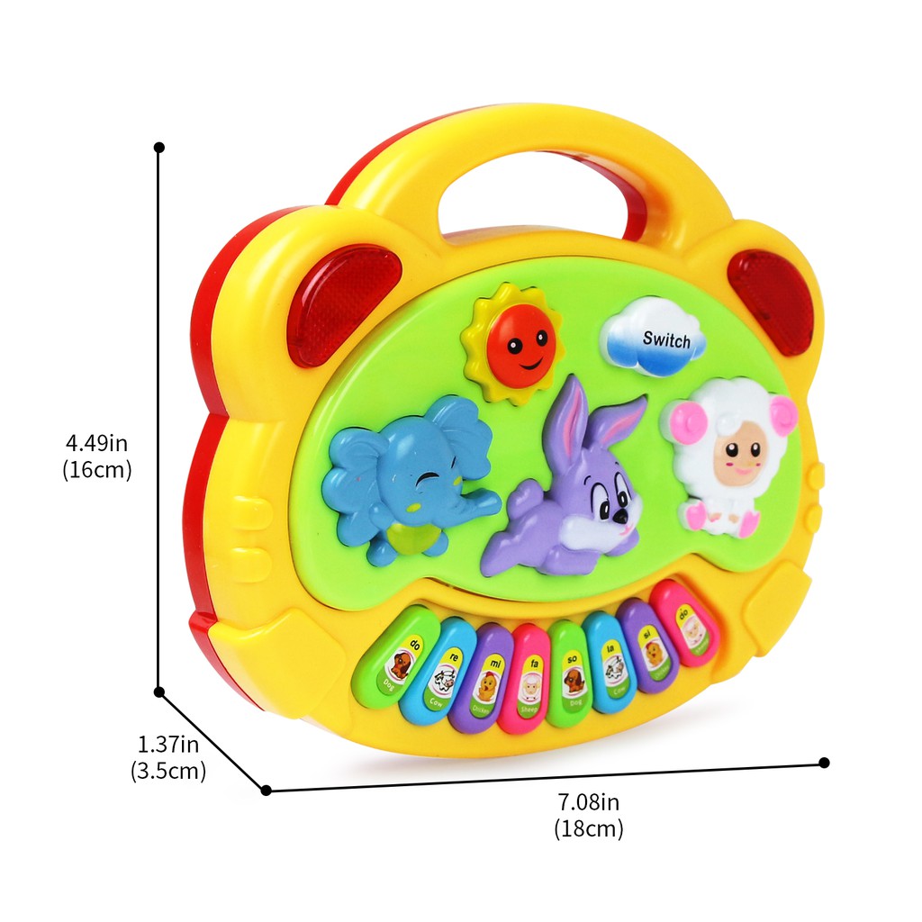 Đàn organ điện mini có nhiều nút bấm đa năng kiểu dáng xinh xắn cho bé