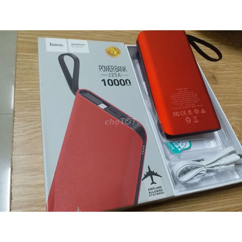 Pin dự phòng Hoco J25A 10000mah cổng SS