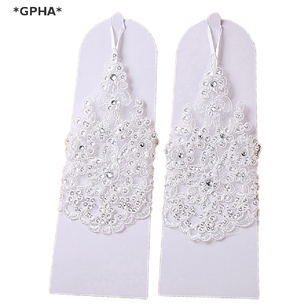 Găng Tay Công Chúa Phối Ren Đính Kim Cương Giả Dùng Làm Đạo Cụ Chụp Ảnh Cho Bé Gái