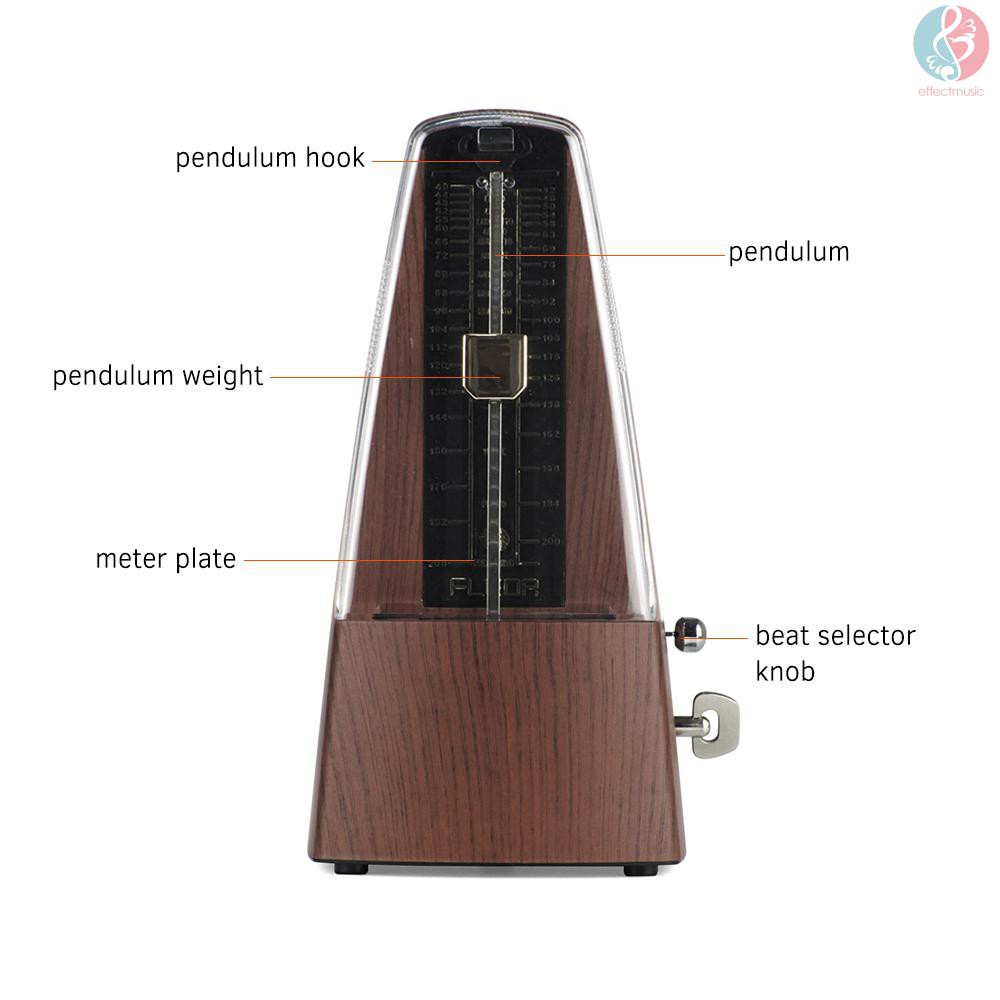 Máy đếm nhịp Metronome bằng nhựa ABS hình kim tự tháp thông dụng cho Guitar /Violin/ Piano/ trống Bass