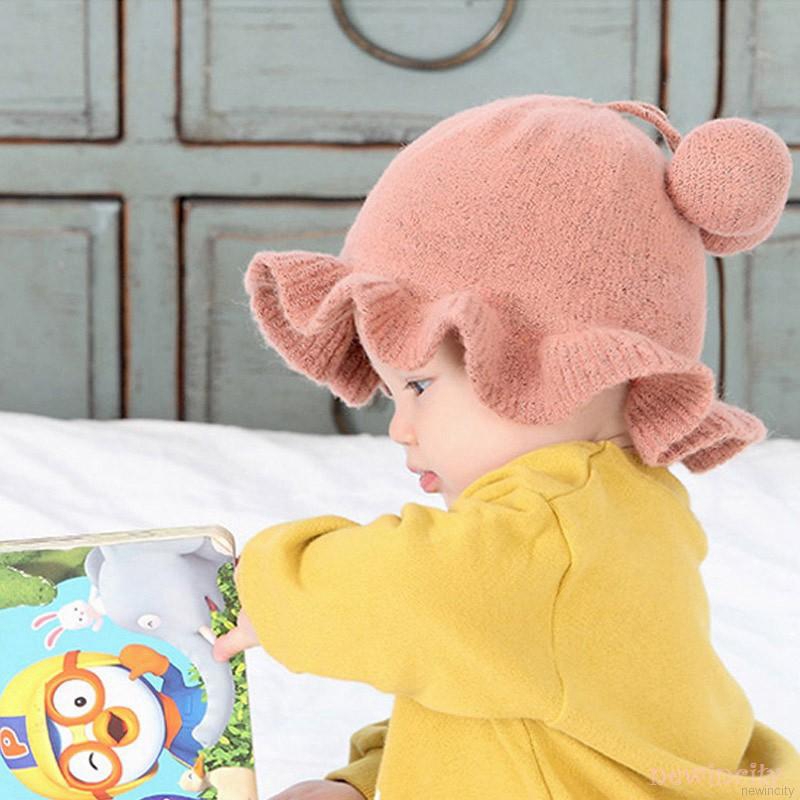 Nón xô màu trơn hoạ tiết hoạt hình phong cách Hàn Quốc cho bé