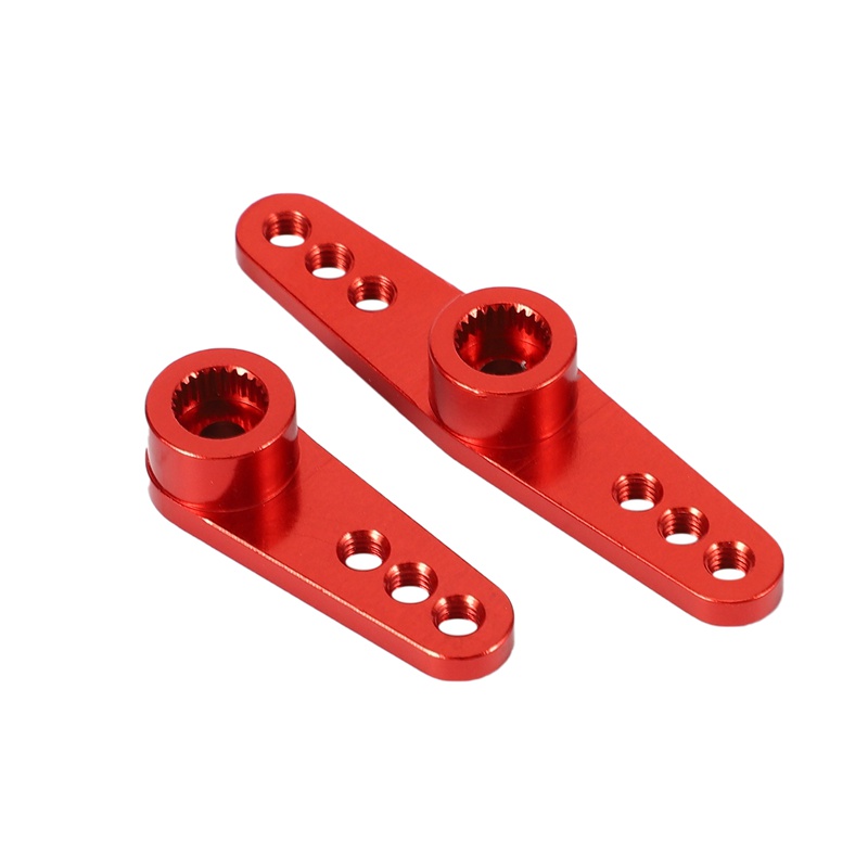 Cánh tay servo bằng nhôm 25T màu đỏ cho xe điều khiển từ xa Futaba Savox Xcore HL HSP HD