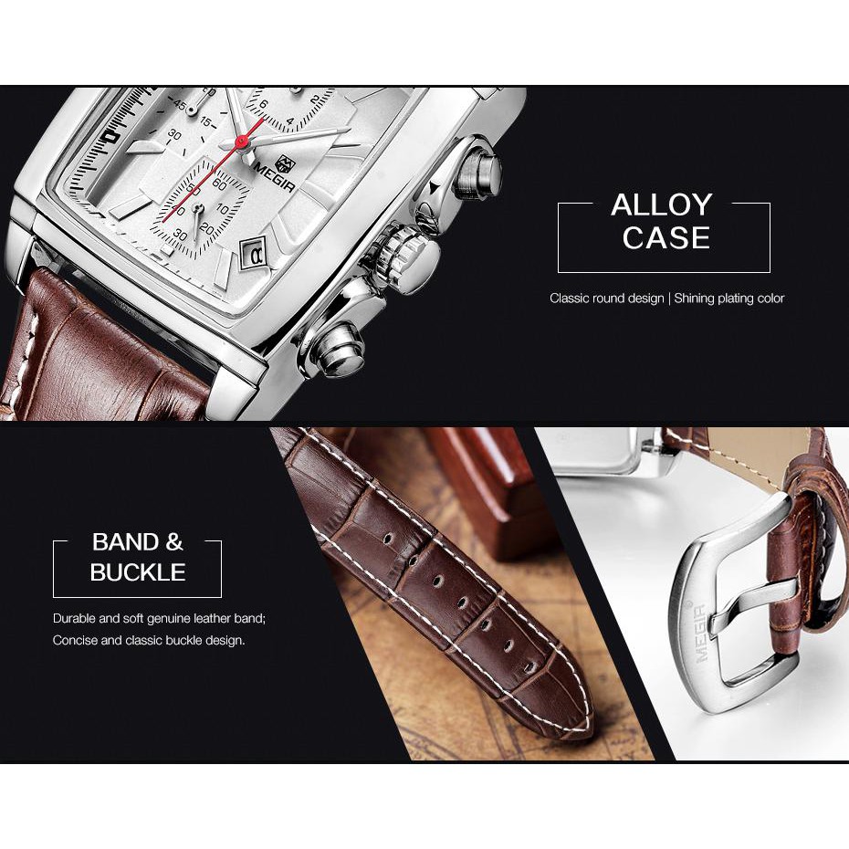 ĐỒNG HỒ NAM MEGIR 2028G CHÍNH HÃNG, ĐẲNG CẤP DOANH NHÂN, FULL BOX, BẢO HÀNH 1 NĂM | BigBuy360 - bigbuy360.vn