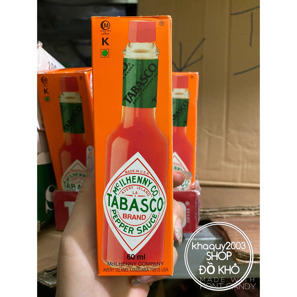 Sốt ớt đỏ Tabasco 60ml