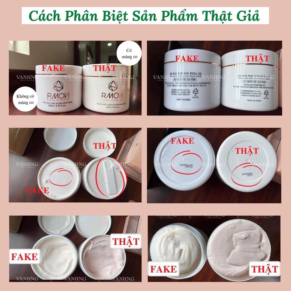 Kem body trắng da hari store Kem body rmon bật tone giúp da trắng sáng đều màu trắng hồng tự nhiên 200g