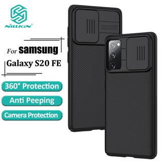 Ốp lưng Samsung Galaxy S20 FE 2020 s20fe 2022, S23 FE 5G, S24, S24 Plus, S24 Ultra Hãng Nillkin Camshield bảo vệ camera