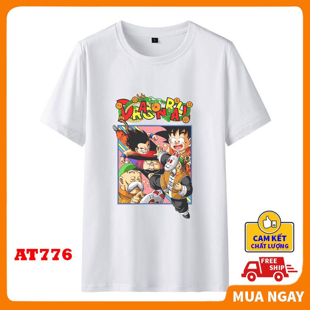 Áo thun nam nữ rẻ đẹp in hình 7 Viên Ngọc Rồng DRAGON BALL vải thun mềm mịn thoáng mát thấm hút mồ hôi mới nhất AT776A