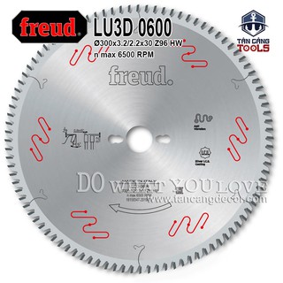LƯỠI CƯA GỖ HỢP KIM FREUD LU3D 0600