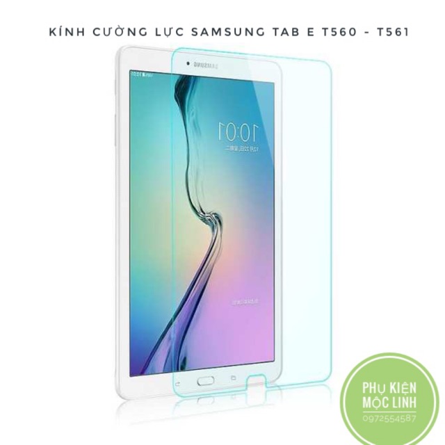 Kính cường lực máy tính bảng samsung tab e t560 t561 | WebRaoVat - webraovat.net.vn