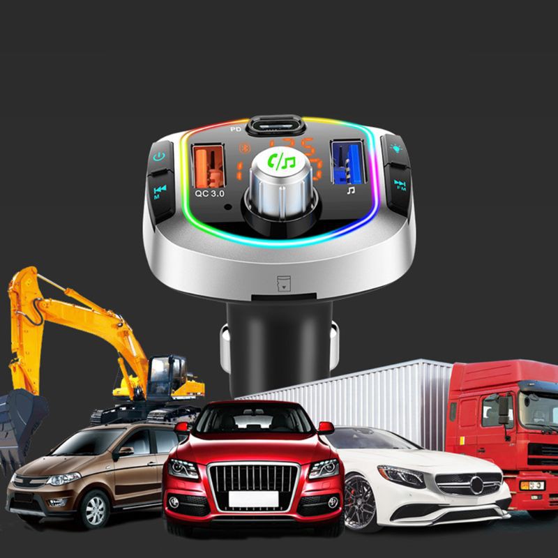 Củ Sạc Nhanh Wili Qc3.0 Bluetooth 5.0 Tích Hợp Đài Fm Tích Hợp Đèn Led