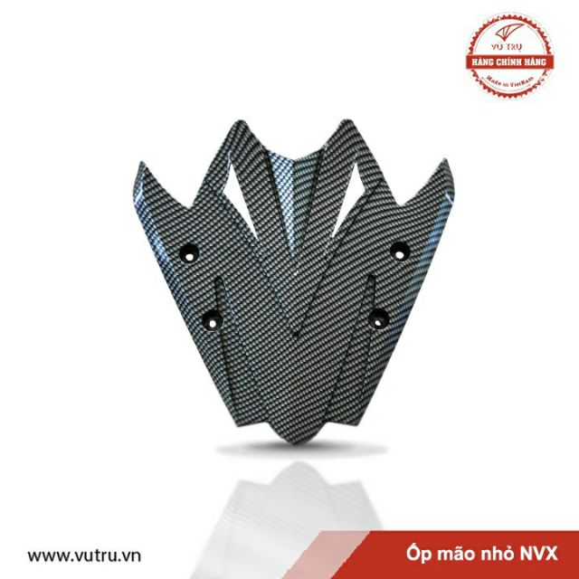 Mão chắn gió xe NVX carbon , xi trắng