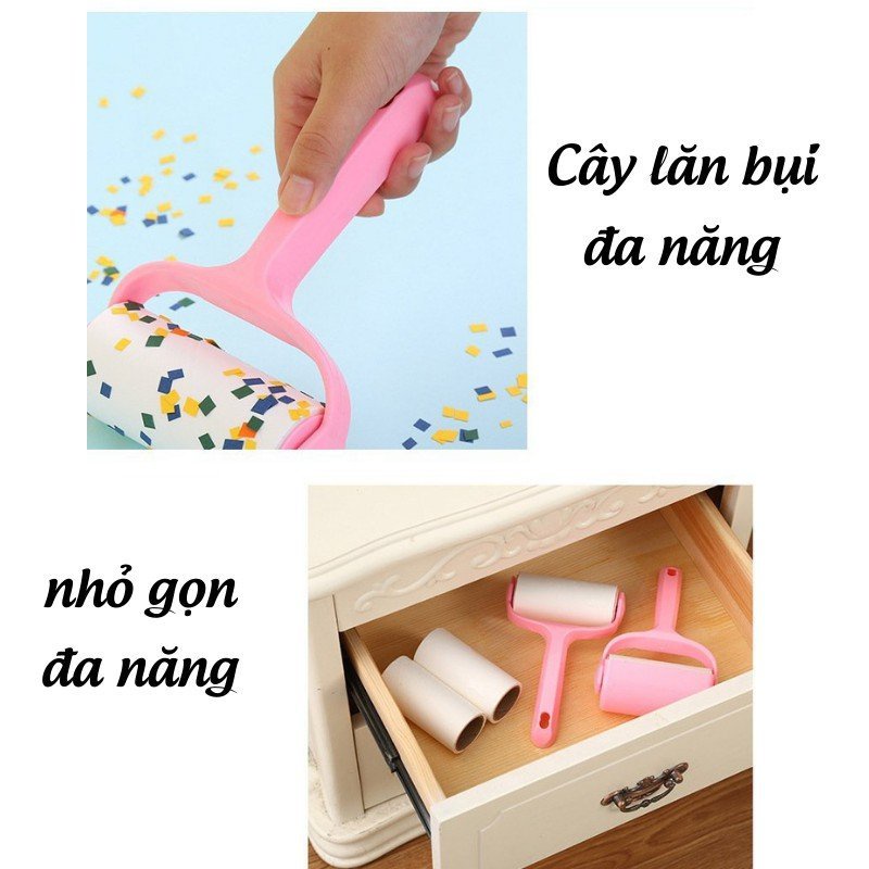 Cây Lăn Bụi Đa Năng, Lăn Bụi Quần Áo, Làm Sạch Triệt Để Bụi Bẩn, Lông Động Vật - GIA DỤNG TRẦN PHÚ